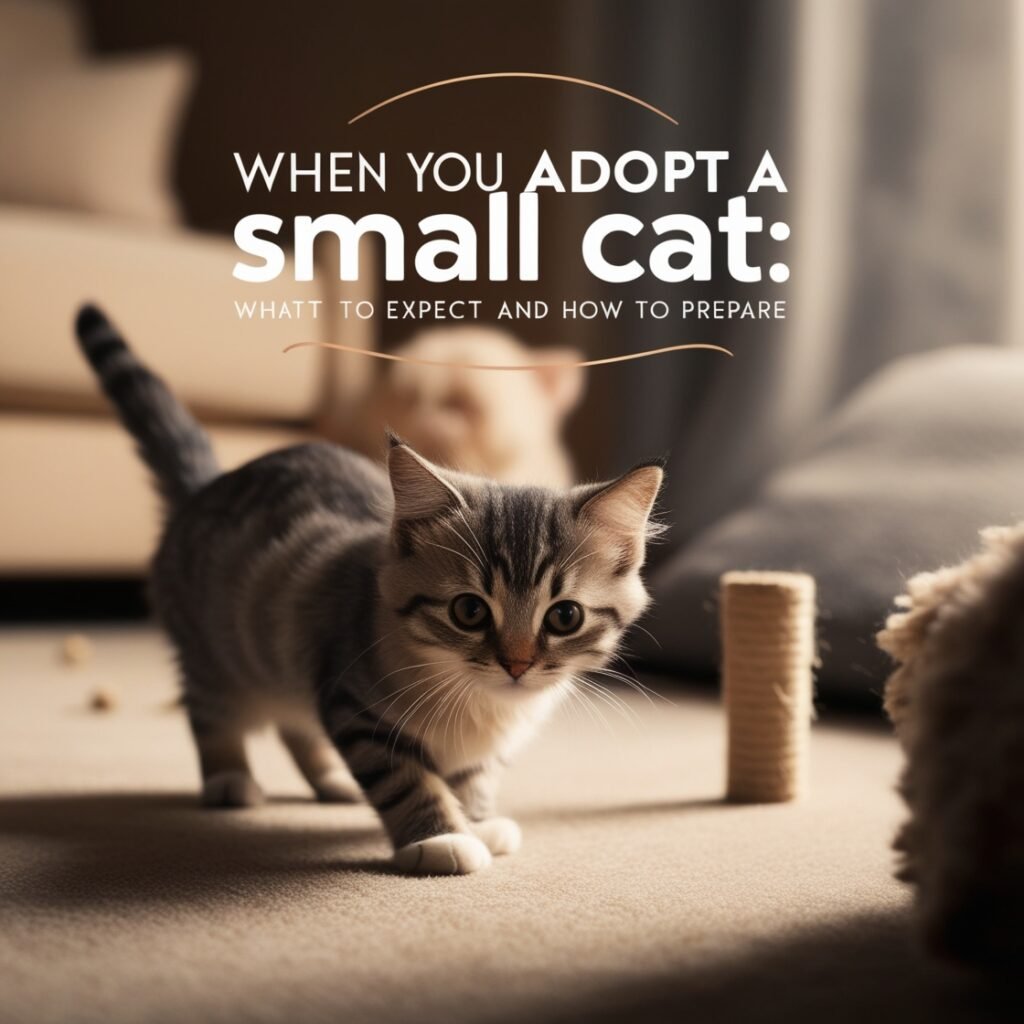 When You Adopt a Small Cat: What to Expect and How to Prepare